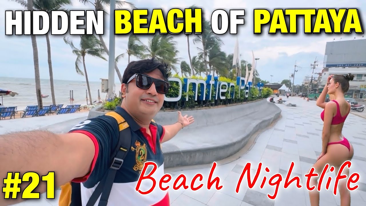 Hidden Beach of Pattaya | Hidden Nightlife of Thailand | Pattaya Buddha View | Jomtien Beach Pattaya