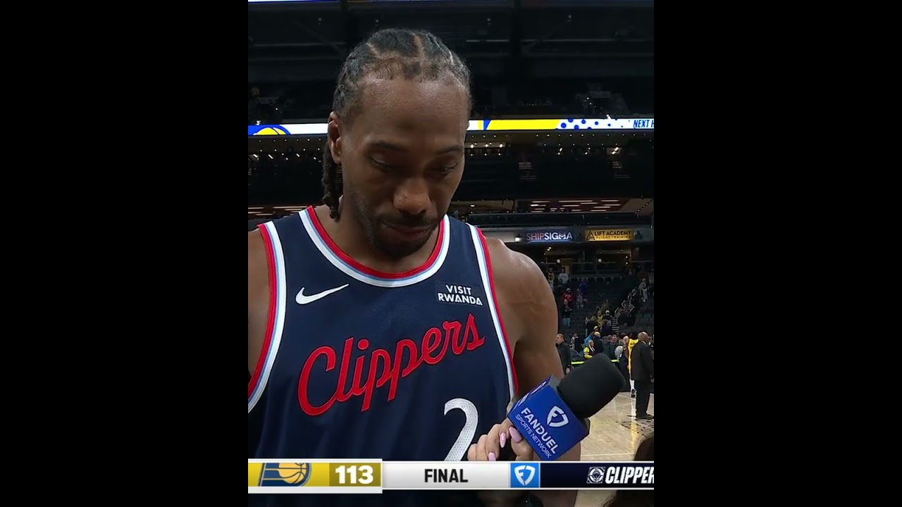Kawhi&rsquo;s Reaction to Game Winner 🤖