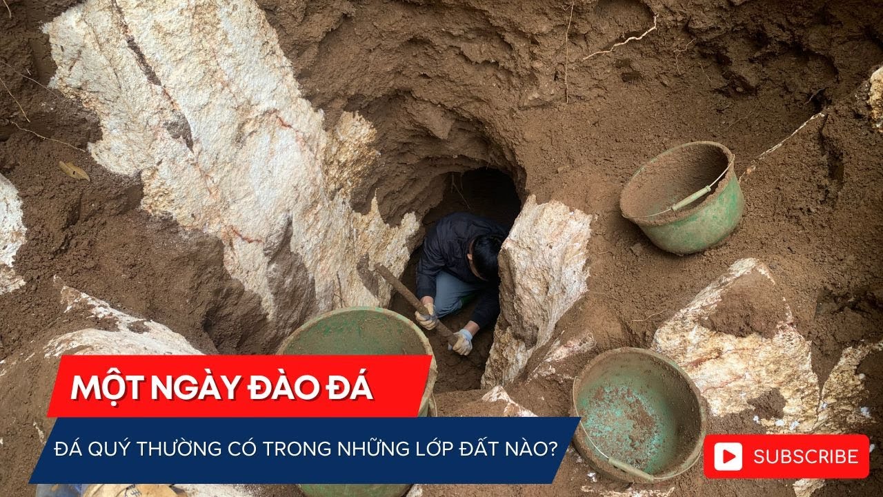 Kí sự đào đá đỏ Phần 6 -  Đá quý thường có ở đâu và khai thác như thế nào #daquy #daodado #sinhton