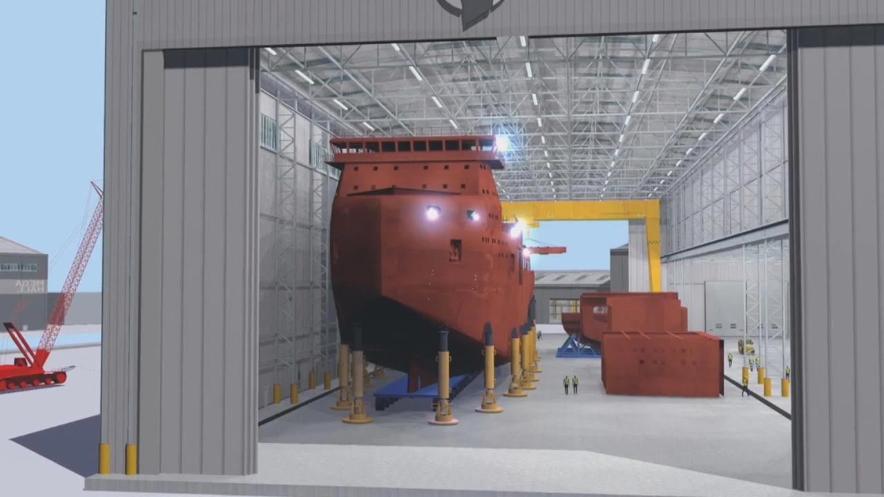 Construire des navires à l'intérieur : l'ambitieux projet du chantier Davie