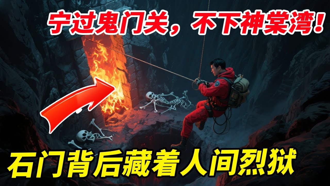 宁过鬼门关，不下神棠湾！湖北深山发现神秘天坑，坑底惊现阴阳门，背后藏着人间烈狱【户外小北哥】