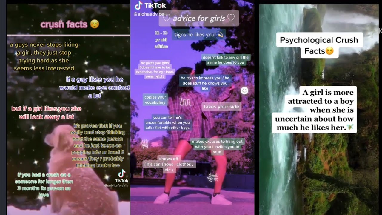 Crush FACTS and TIPS😏 Tik Tok Compilation✨💙 Part 3!🔥
