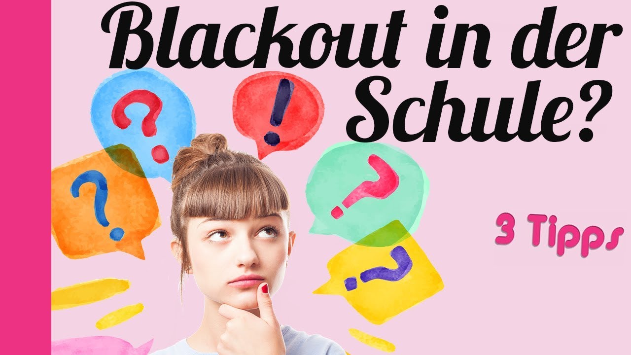 Prüfungsangst 😨 / Blackout in der Schule / 3 Tipps für starke Mädchen
