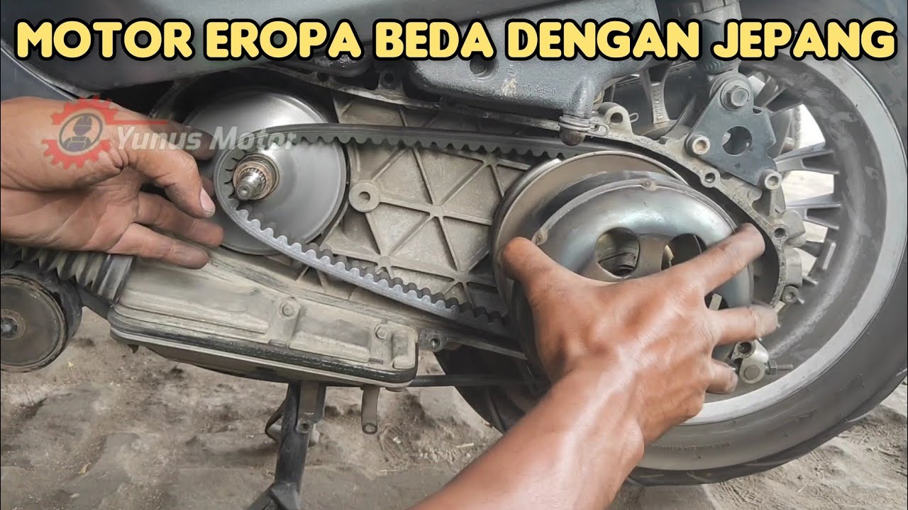 Bongkar cvt vespa matic