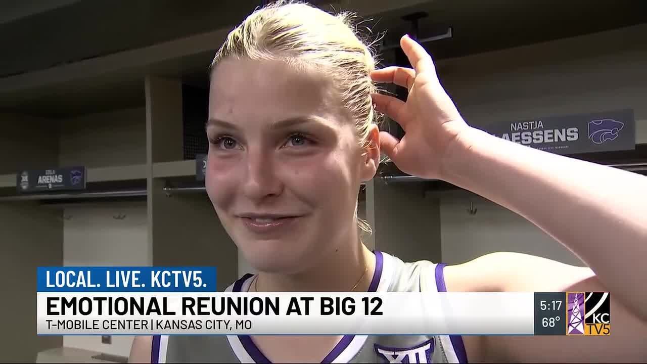 An emotional reunion for a K-State family at the Big 12 Tournament