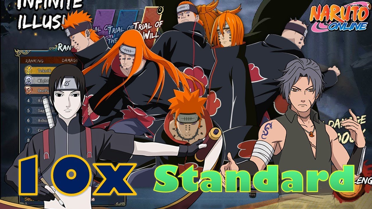 4 Insane Teams for Infinite Illusions - Trial of Will || Naruto Online
