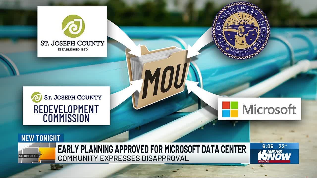 Microsoft data center MOU approved in St. Joseph County amid resident concerns