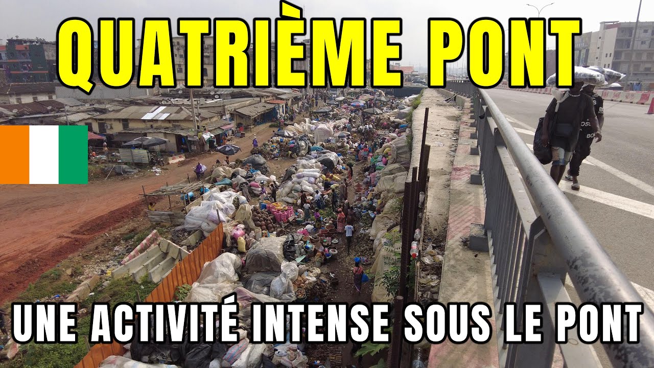 Adjamé (Abidjan, Côte d’Ivoire 🇨🇮) – De Saint-Michel au 4ᵉ pont en passant par Indénié