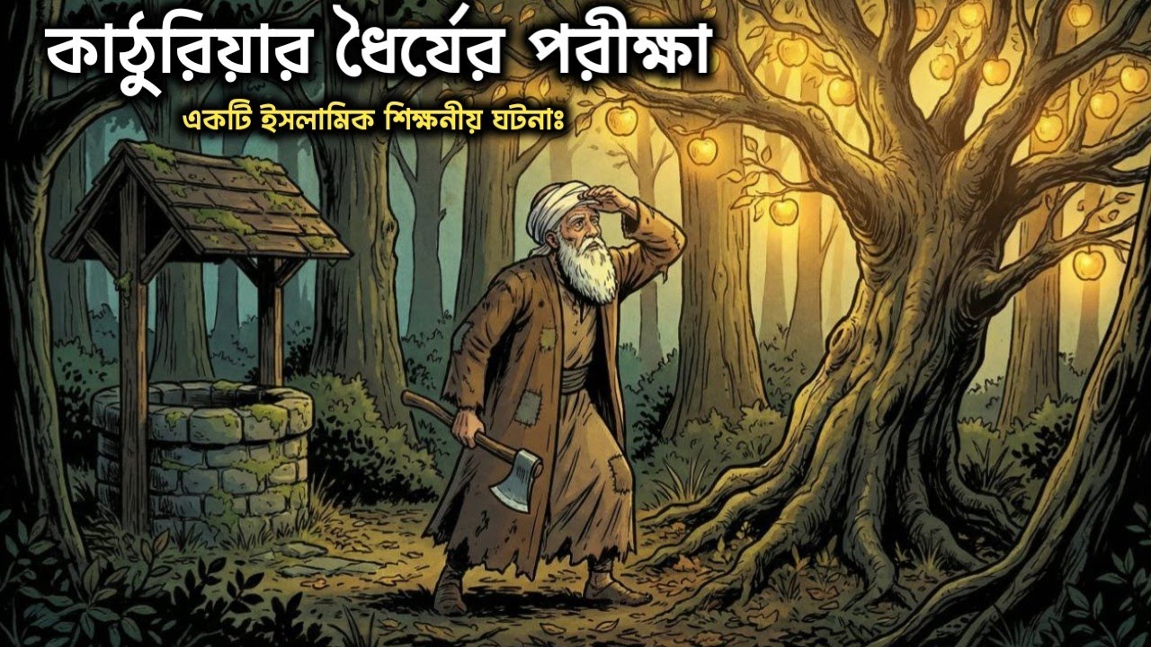 কাঠুরিয়ার আল্লাহর উপর ভরসা করার ফল। একটি ইসলামিক শিক্ষনীয় গল্প। 