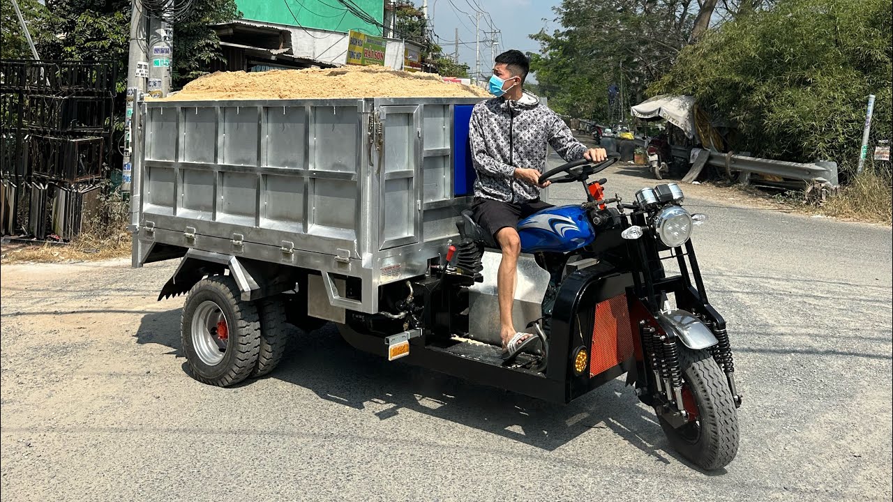 Xe Ba Gác Máy Dầu Kubota 4 Máy Nhật - Máy 30HP - Bao Tải 5 tấn | LH 0878 98 7777