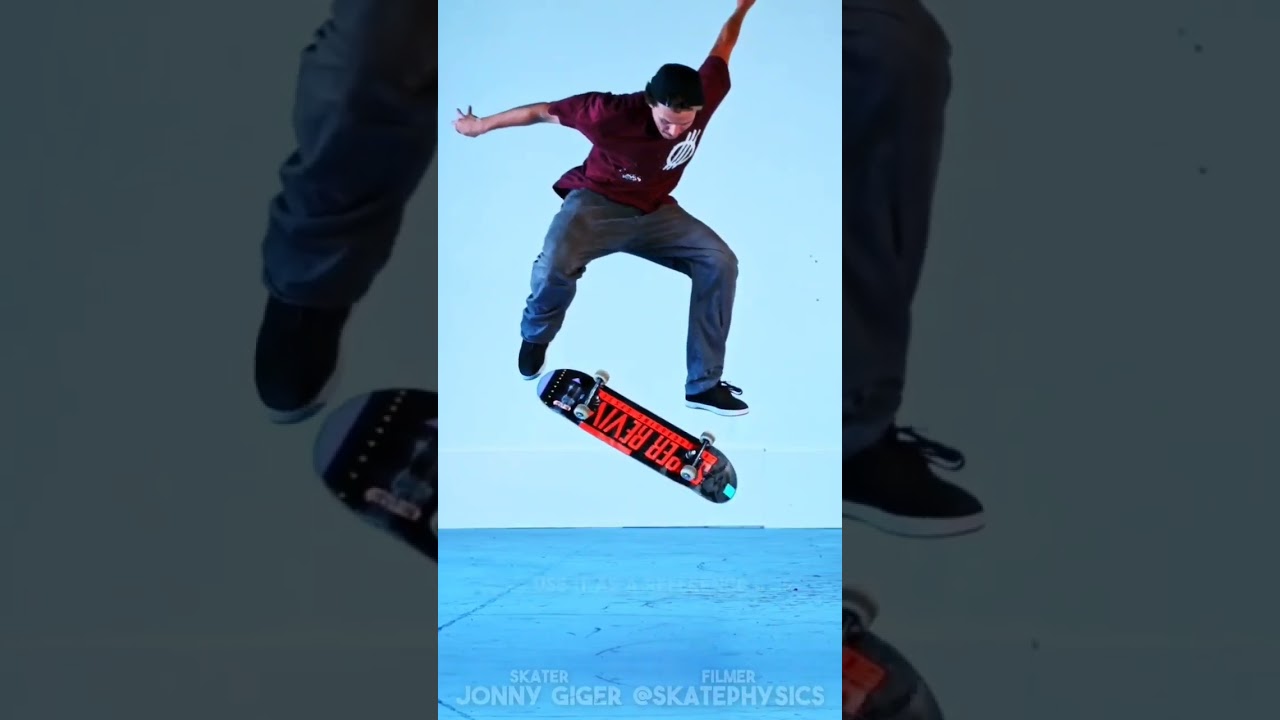 1000FPS Nollie Kickflip to Learn From (@JonnyGiger )