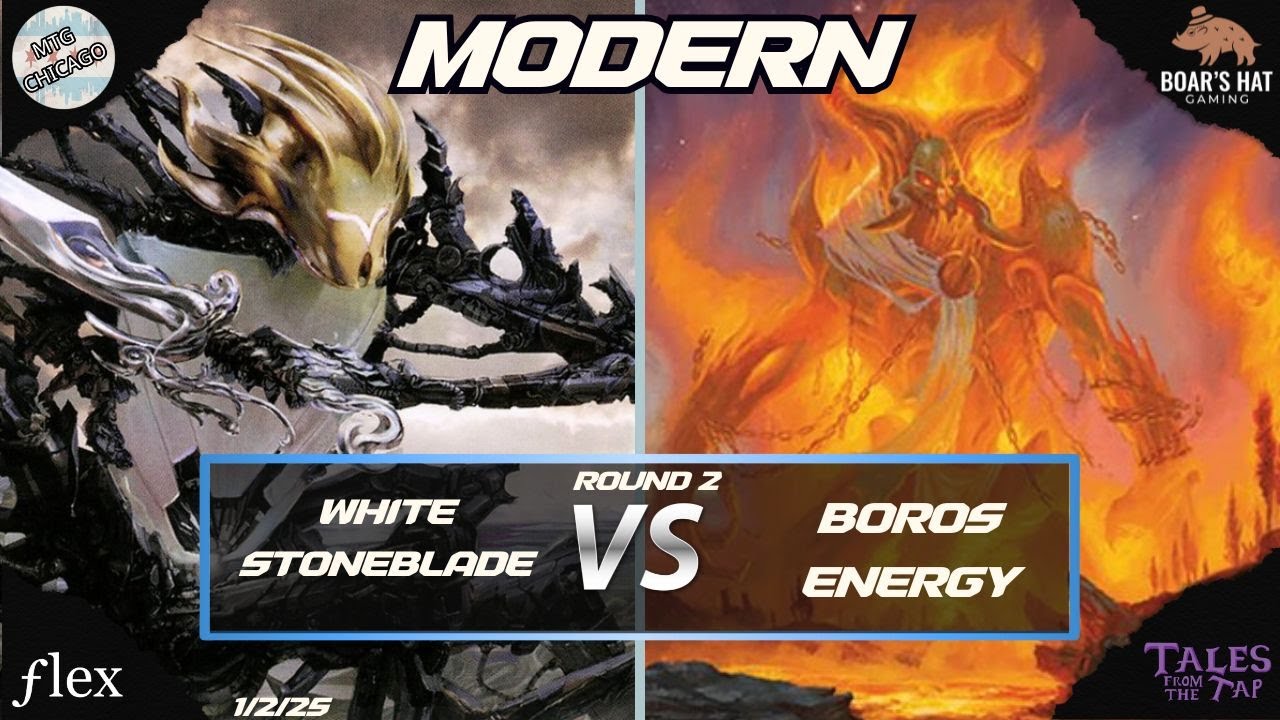 Mono White Stoneblade VS Boros Energy [MTG Modern Round 2]