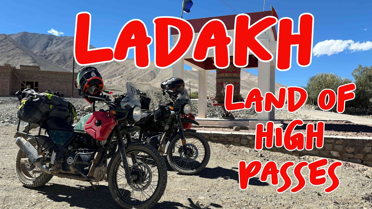 Ladakh, Land of High Passes - Part 1, riding from Leh to Khardung La top