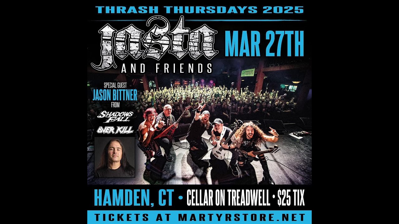 JASON BITTNER W/JASTA - STORMTROOPERS OF DEATH MEDLEY -THE CELLAR ON TREADWELL - HAMDEN,CT 3/27/25