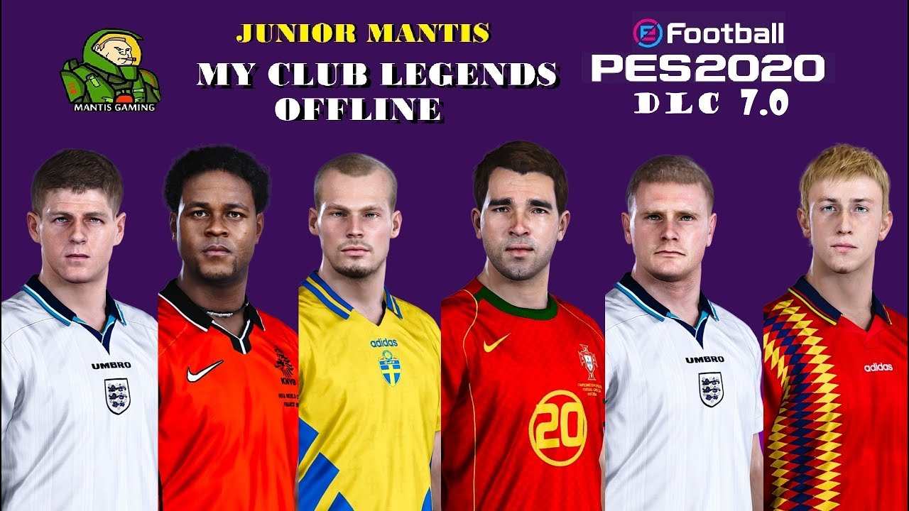 TODAS LAS LEYENDAS DLC 7.0 Efootball PES 2020 by Junior Mantis (PC Y PS4) ale_84