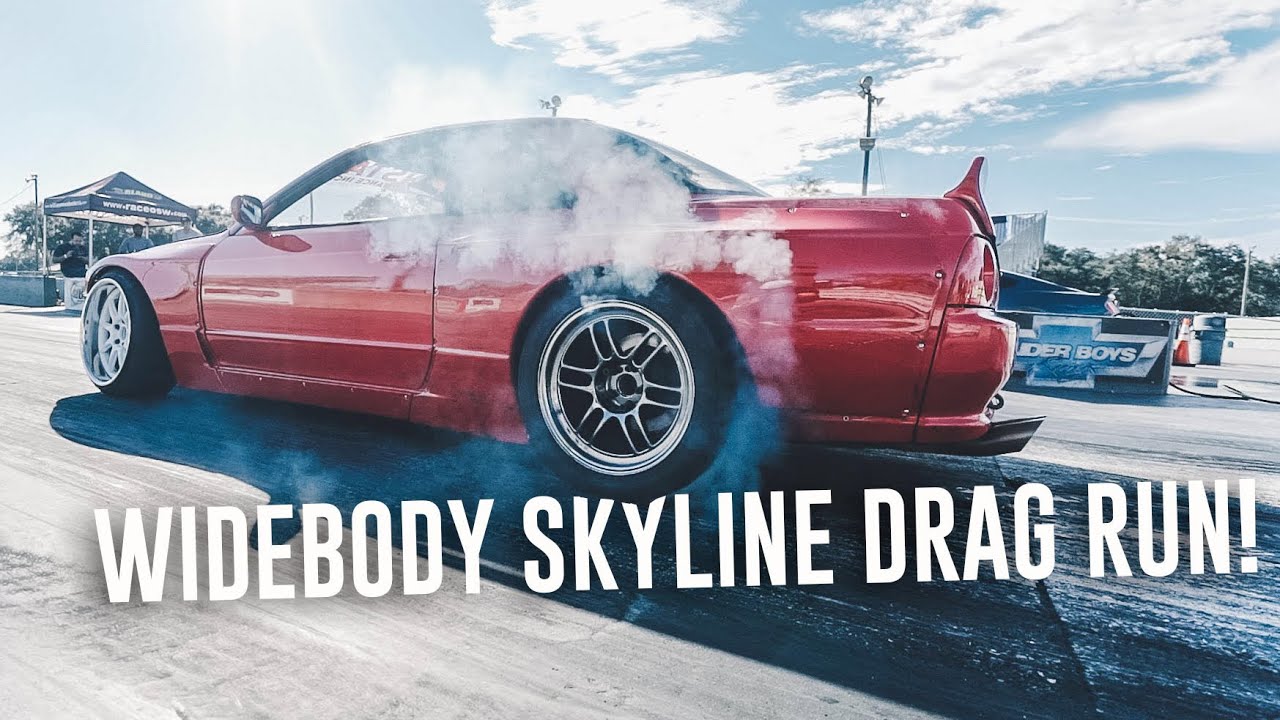 Taking a 700whp Rocket Bunny R32 Skyline to the DRAG STRIP!