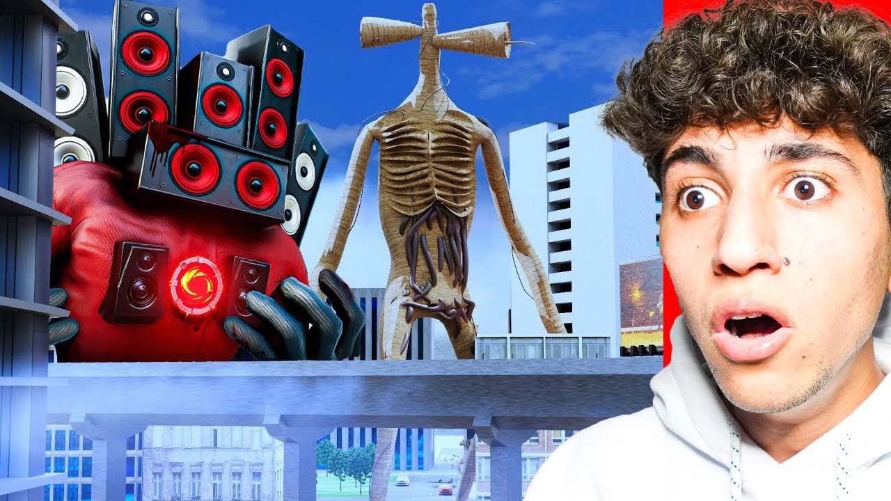 GERÇEK HAYATTA SİREN HEAD VS TITAN SPEAKERMAN ANİMASYONU !! (KAVGA ETTİLER)