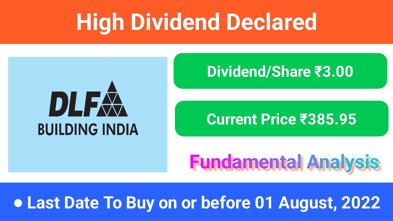 Rs. 3 dividend declared || DLF share latest news || DLF share dividend 2022 || DLF share news today