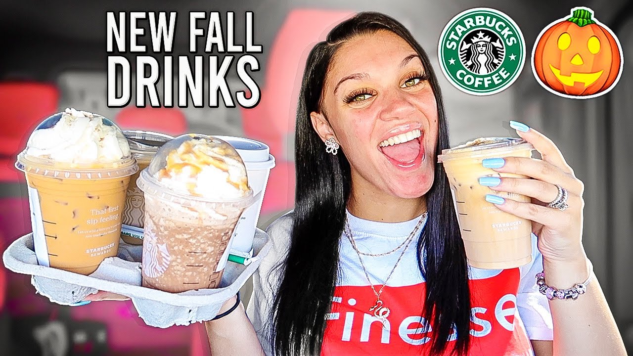 TRYING Starbucks NEW 2020 FALL Drinks and Treats!