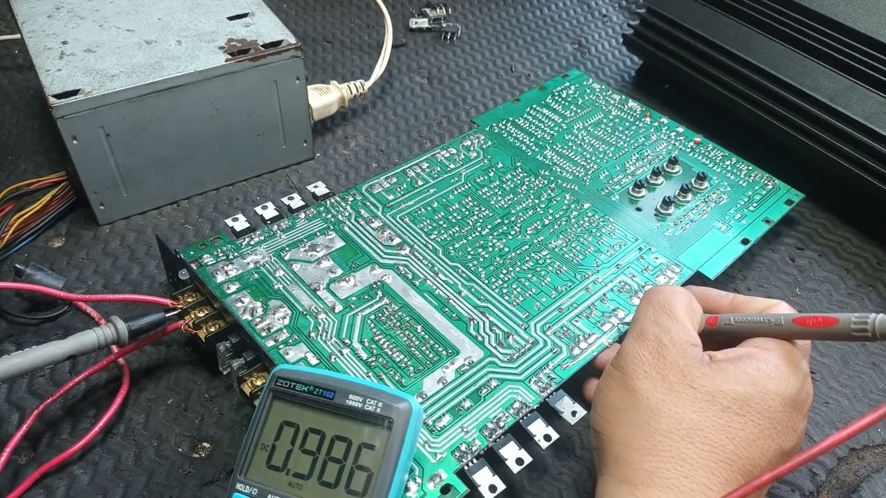 X12 PWM DC STRAIGHT CAR AMPLIFIER PROTECT.HOW TO FIX.
