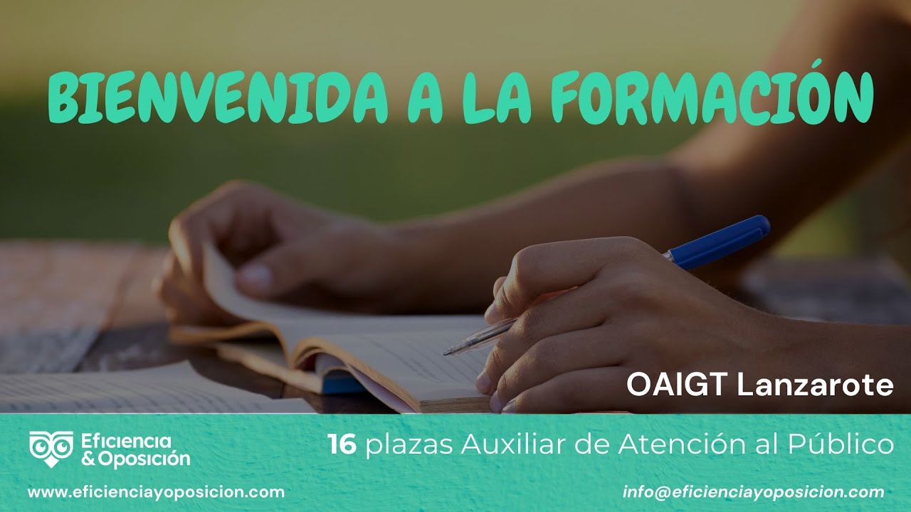 Bienvenida Curso preparatorio oposición 16 plazas Auxiliar de Atención al Público OAIGT Lanzarote 25