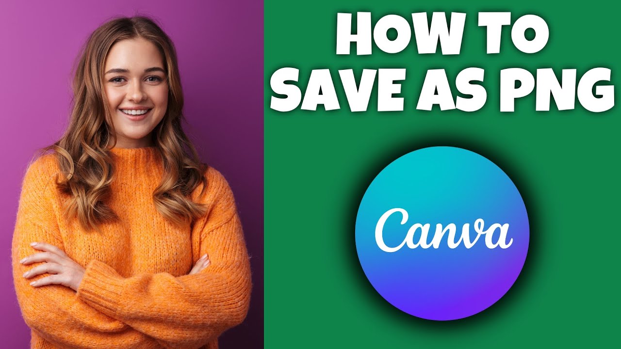 Как сохранить файл в формате PNG в Canva | Учебное пособие по Canva