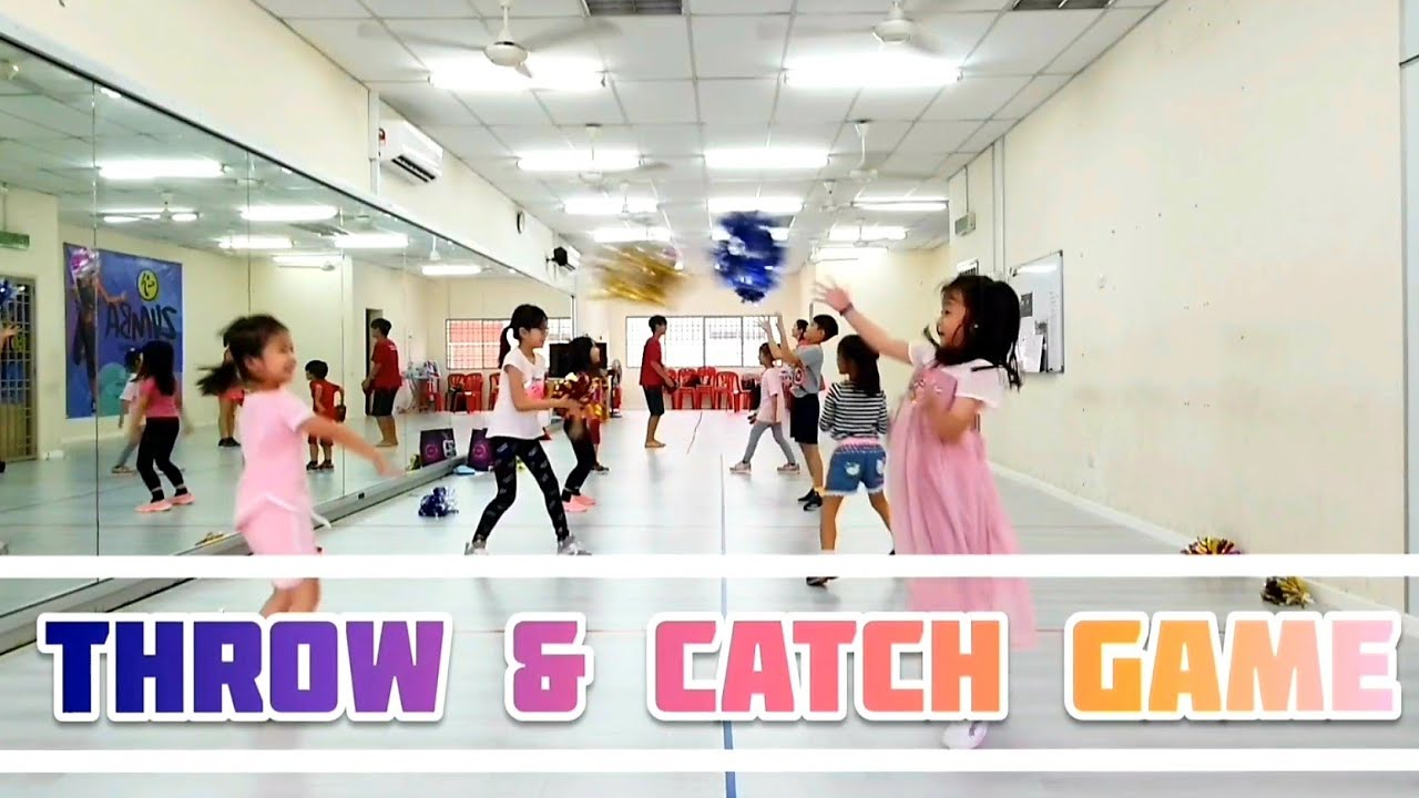 THROW & CATCH GAME | FUN ACTIVE CHILDREN GAMES | ZUMBA KIDS | ZIN NICOLE