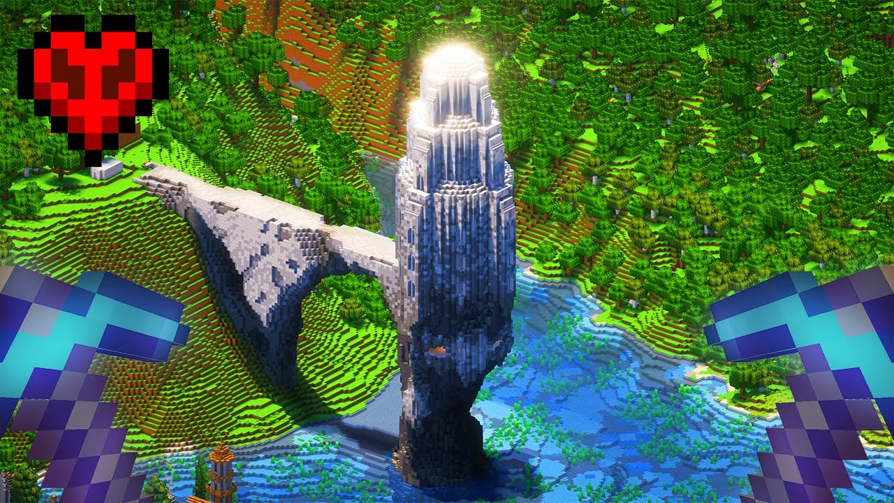 I Built The MOST OVER THE TOP VILLAGER TRADING HALL In Minecraft Hardcore