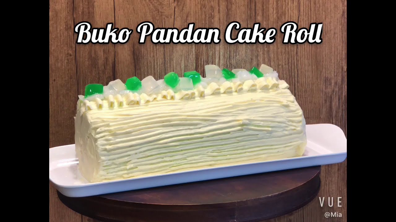 Buko Pandan Cake Roll | Mia’s Cakes & Sweet Treats