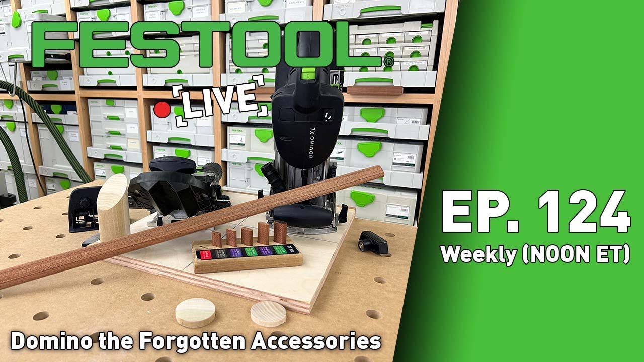 Festool Live Episode 124: DOMINO Accessories