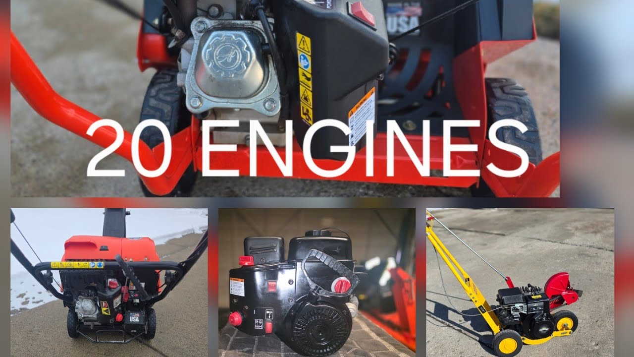 20 Engines. 20 Minutes. Pure Small Engine ASMR (No Talking)