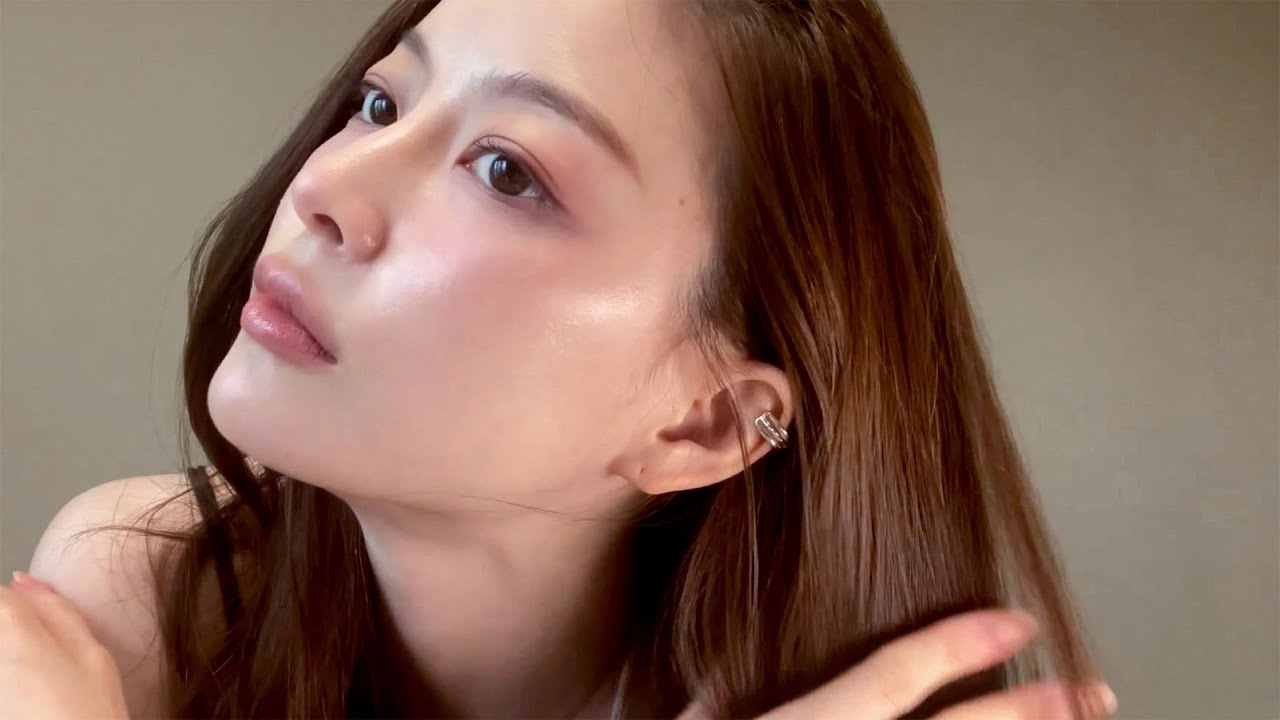 GRWM 분위기를 더한, 페일핑크 메이크업