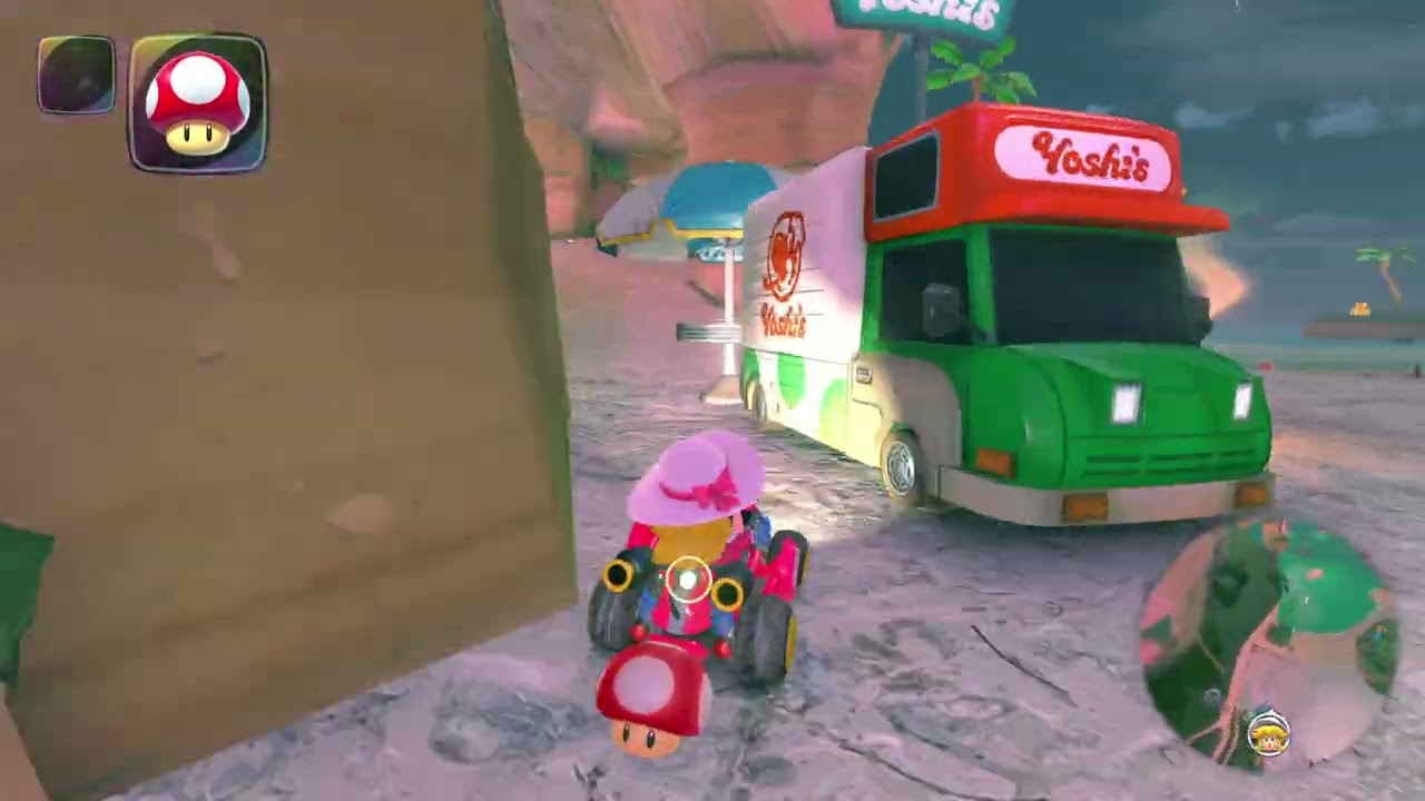 where is peach going in the middle
