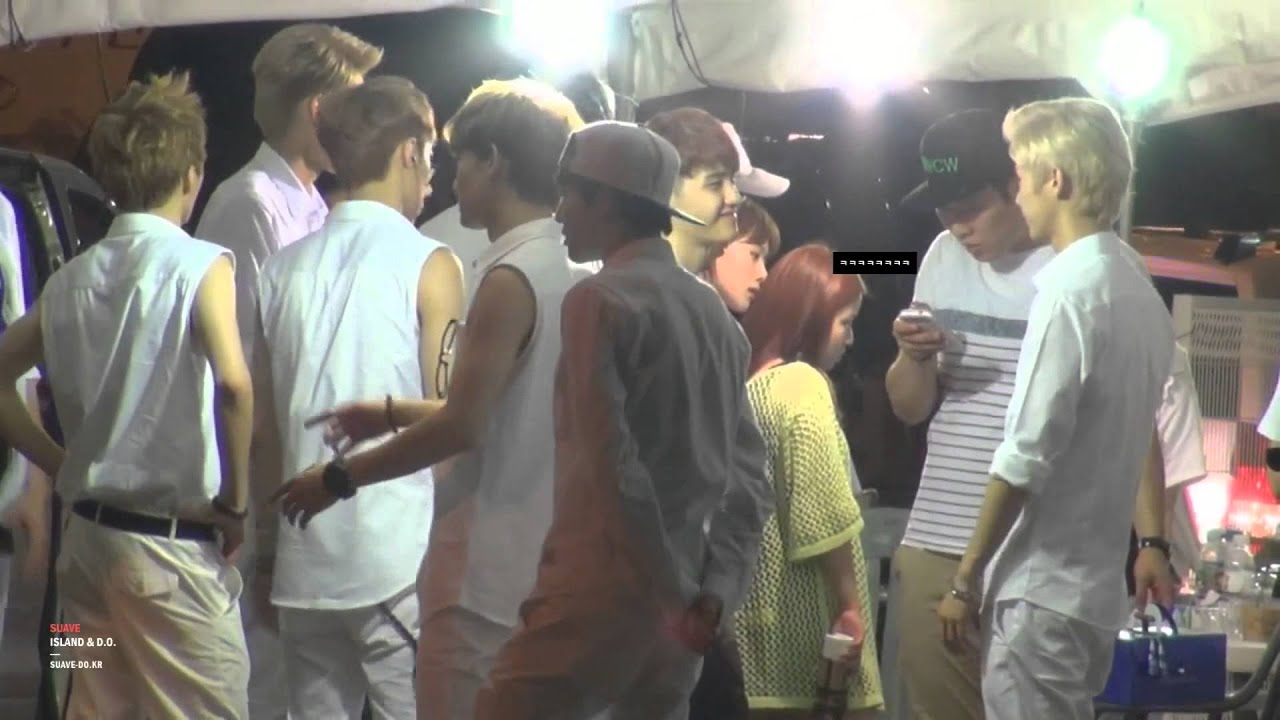 130810 KrisLay @ rehearsal Music Festival in Sokcho [Cut] [KRISLAYVN]
