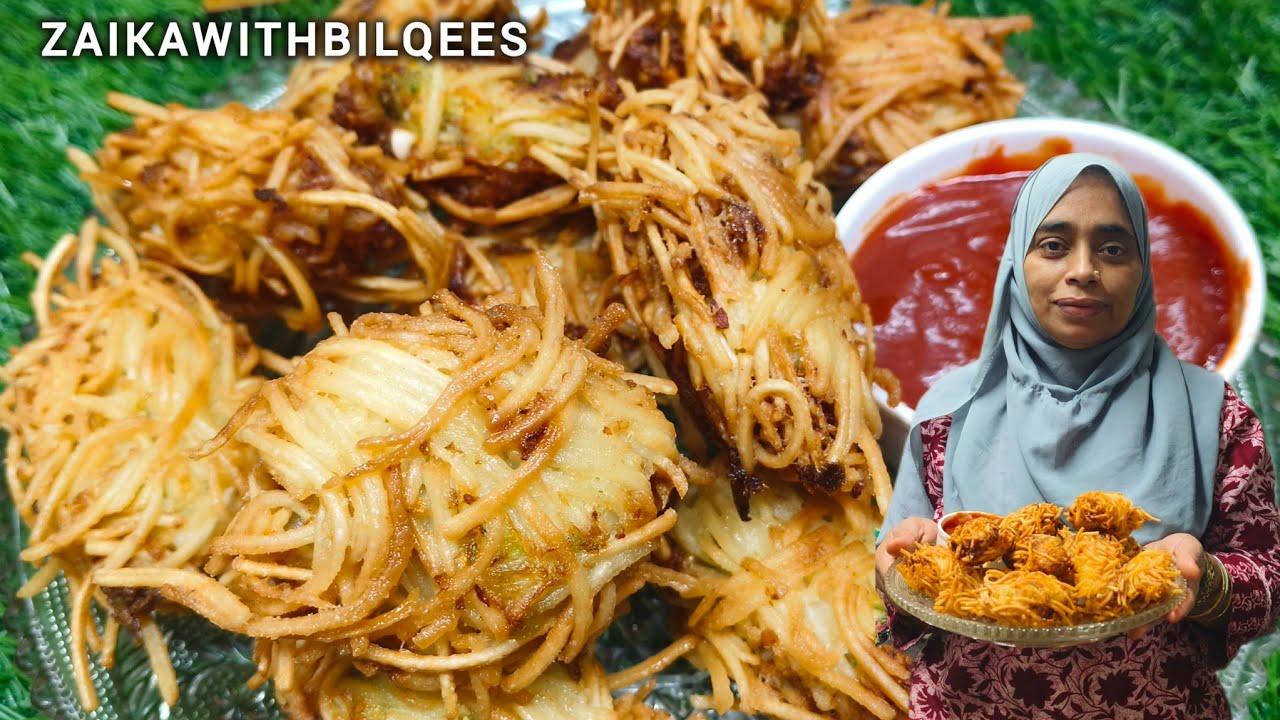 CRISPY CHINESE NOODLES PAKODA || #zaikawithbilqees #food #recipe #indiancuisine #ytviral #viralvideo