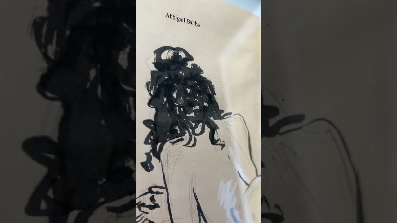 A closer look at nude life drawings by Lisette Forsyth in ink on vintage paper  #lifedrawing #poetry