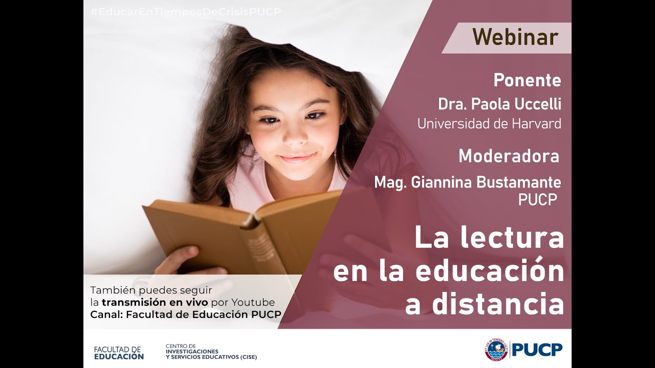 Webinar: La lectura en la educación a distancia
