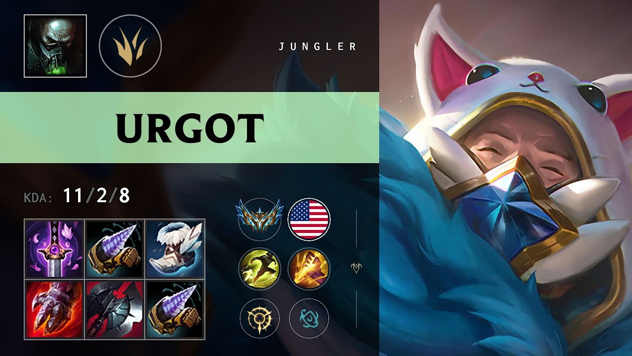 Urgot Jungle vs Diana - NA Challenger Patch 26.12