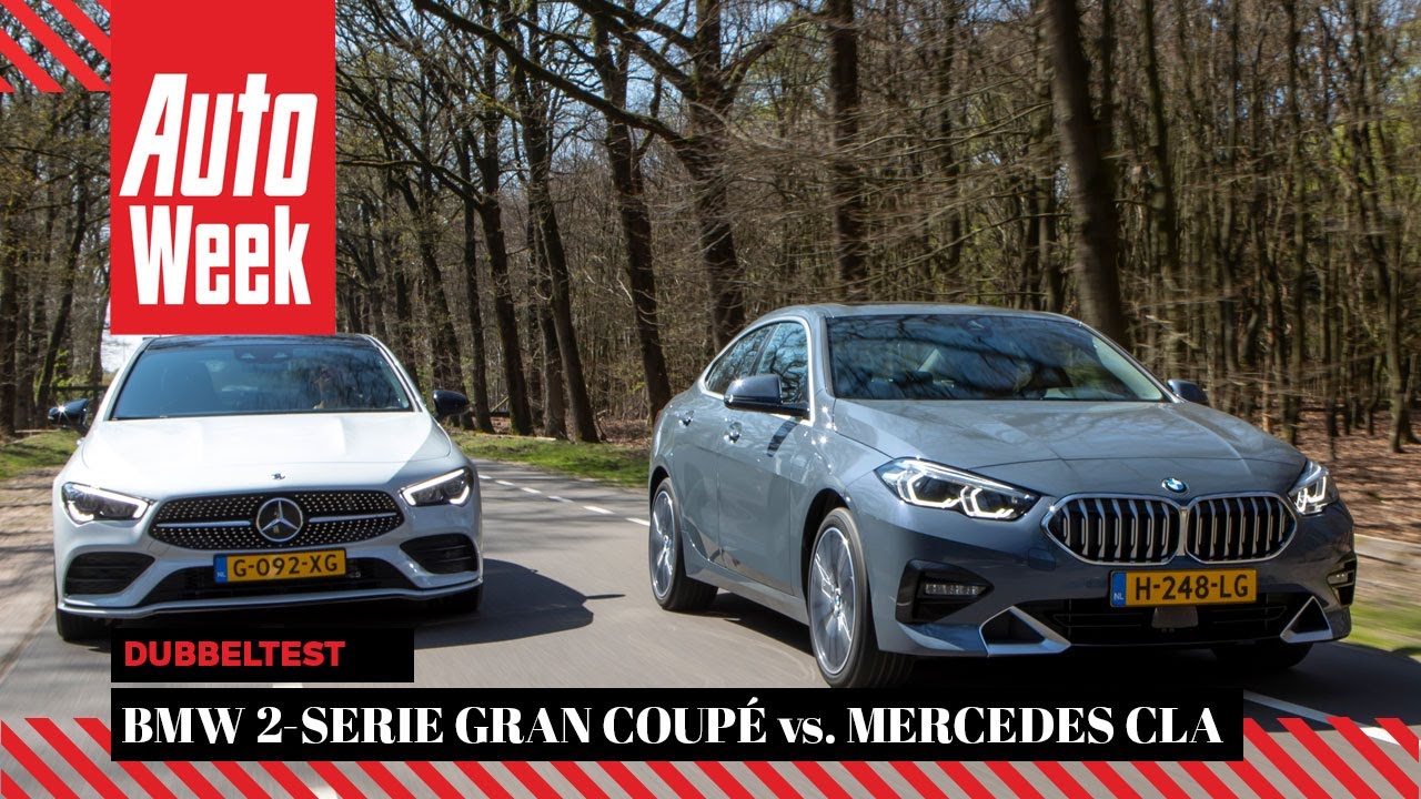 BMW 2-serie Gran Coupé vs. Mercedes-Benz CLA - AutoWeek Dubbeltest - English subtitles