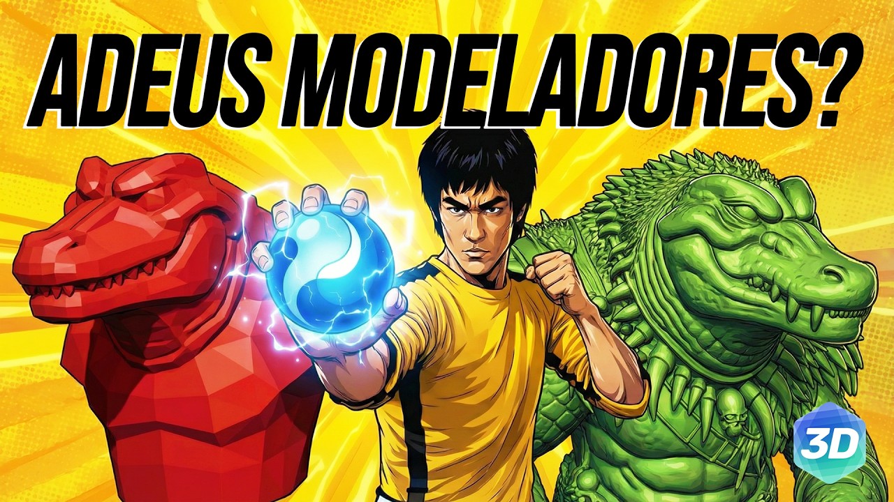 CADA VEZ MELHOR: Descubra as NOVIDADES da NOVA IA 3D Hunyuan 3.1