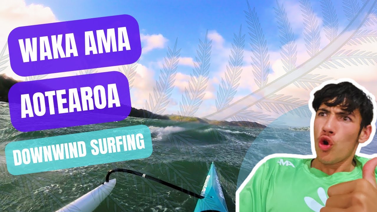 Wakaama OC1 kahele downwind in Whaingaroa