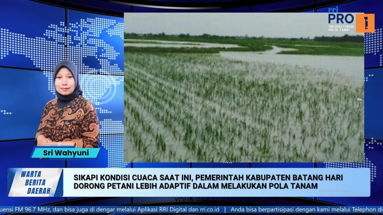 [BERITA] WBD – Sikapi Cuaca, Pemkab Batang Hari Dorong Pola Tanam Adaptif..