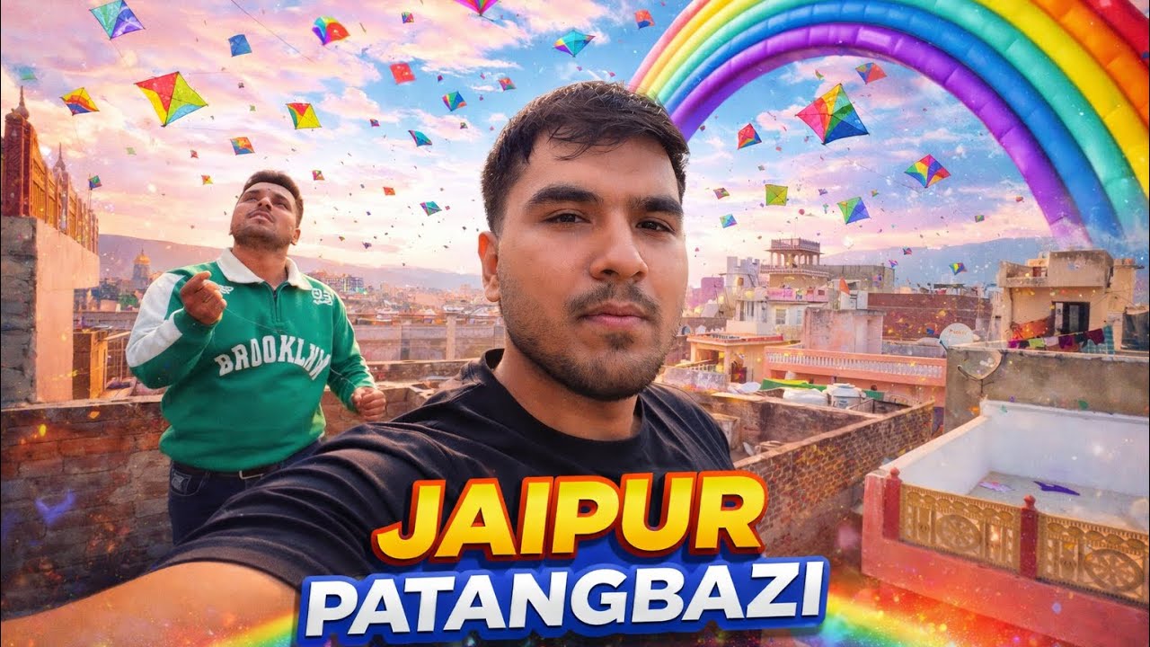 Sunday Special 🪁 | Jaipur Ki Tagdi Patangbazi | Full Masti Vlog”