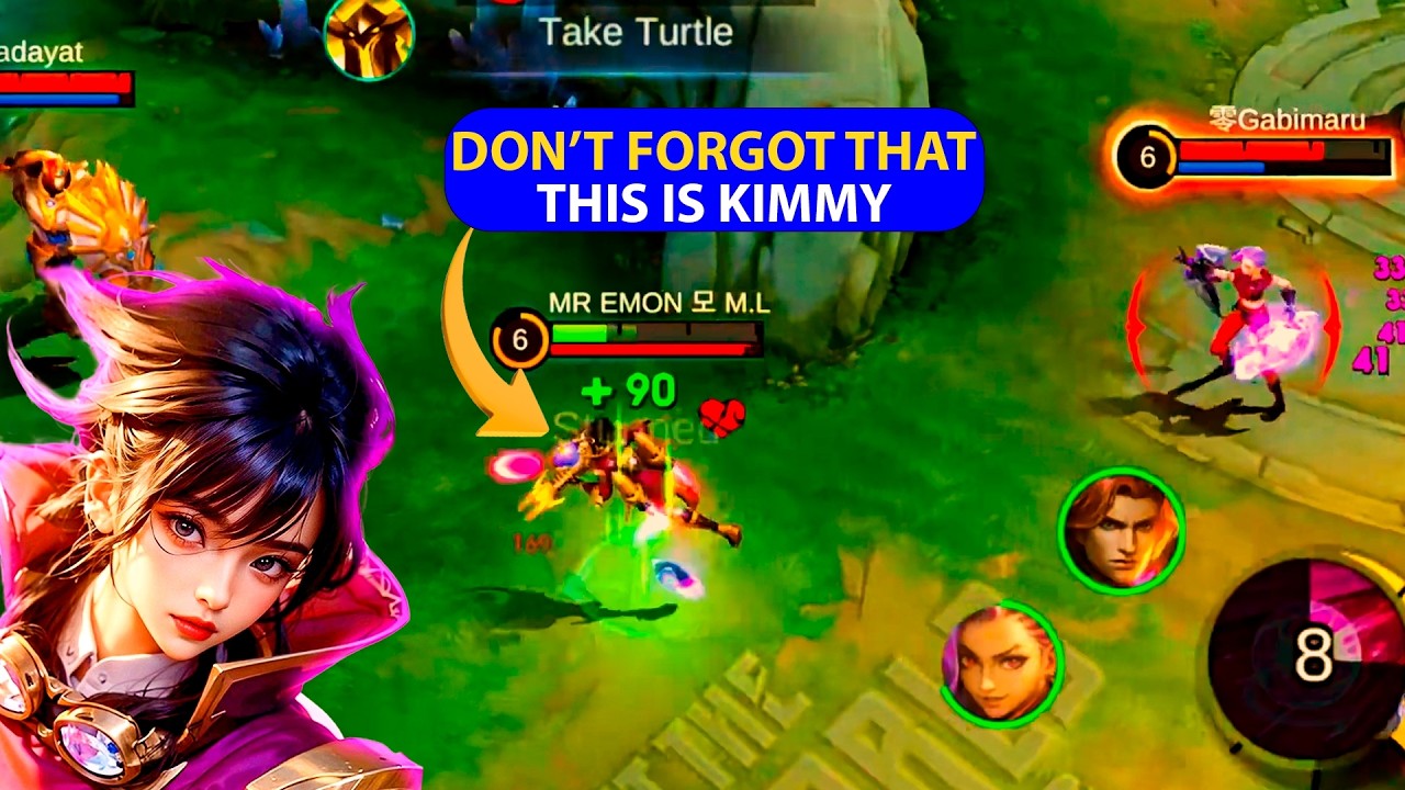 The Strongest Enemy But Don't Forgot Kimmy is a Real Soldier🪖💪 | Mobile Legends Gameplay With Kimmy