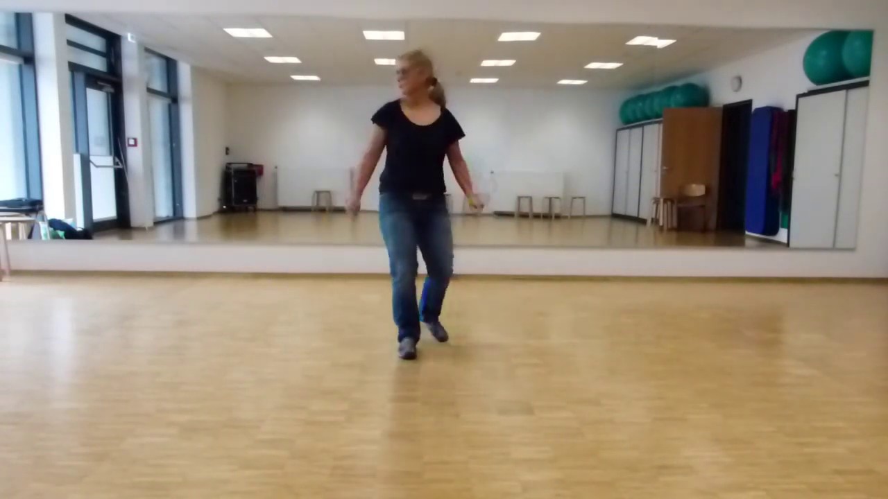 Line-Dance Kurs: Black Coffee, 2. Teil, Tanz zur Schritterklärung