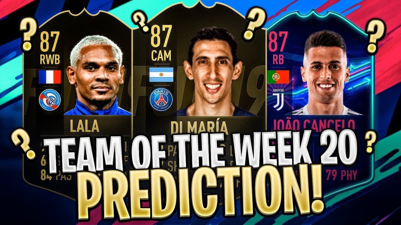 TEAM OF THE WEEK 20 PREDICTIONS! FIFA 19 Ultimate Team
