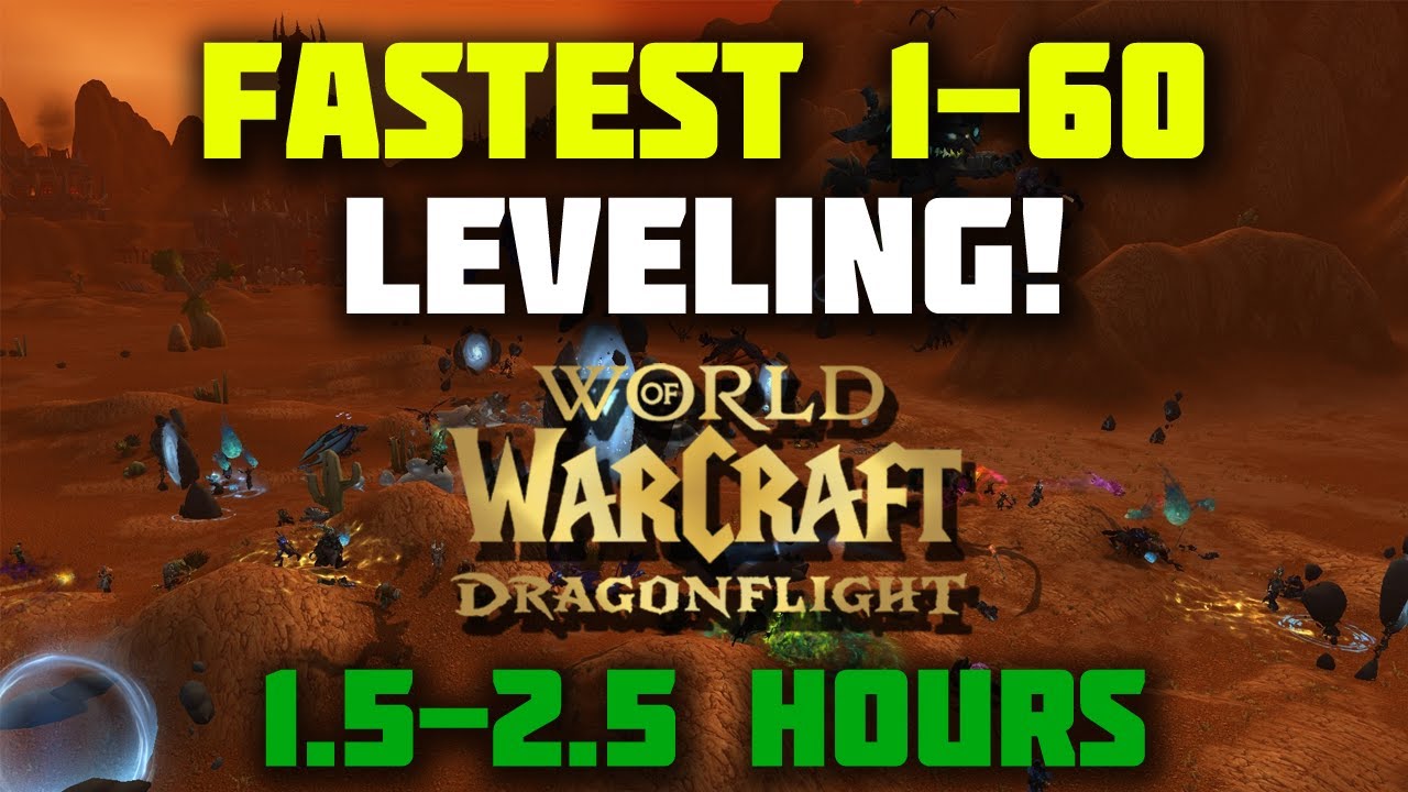 FASTEST 1-60 Leveling EVER in Dragonflight Prepatch!