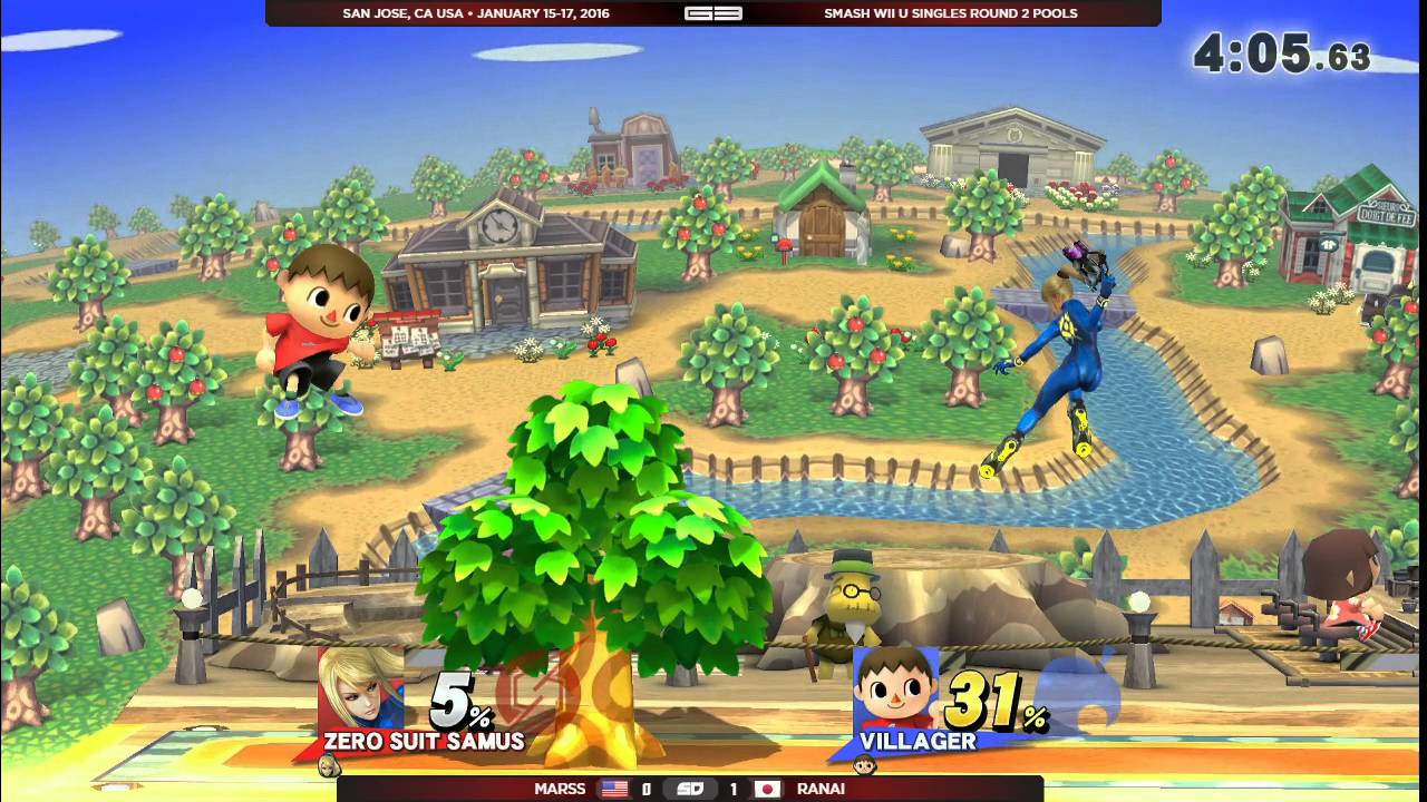 GENESIS 3 - Marss (ZSS) vs Ranai (Villager) - Wii U Singles R2