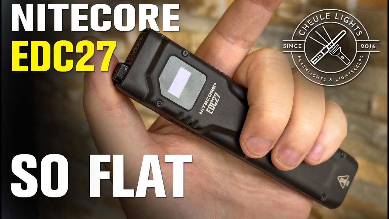 NiteCore EDC27 - 3000lm Flat Flashlight Full Review