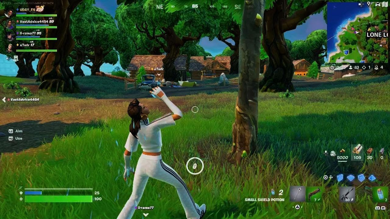 Gameplay with Adidas skin |Fortnite Reload|